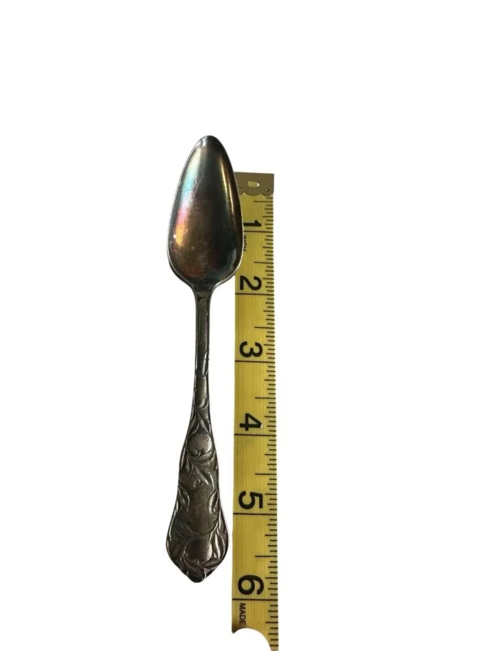 Antique 1910 Rogers & Son AA Sunkist Pattern Set Of 6 Spoons Silverplate